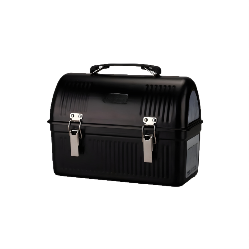 Outdoor Storage Box Garden Tools Storage Black Container Equipment Box Camping Fishing Outdoor Use 32.5x17x26cm