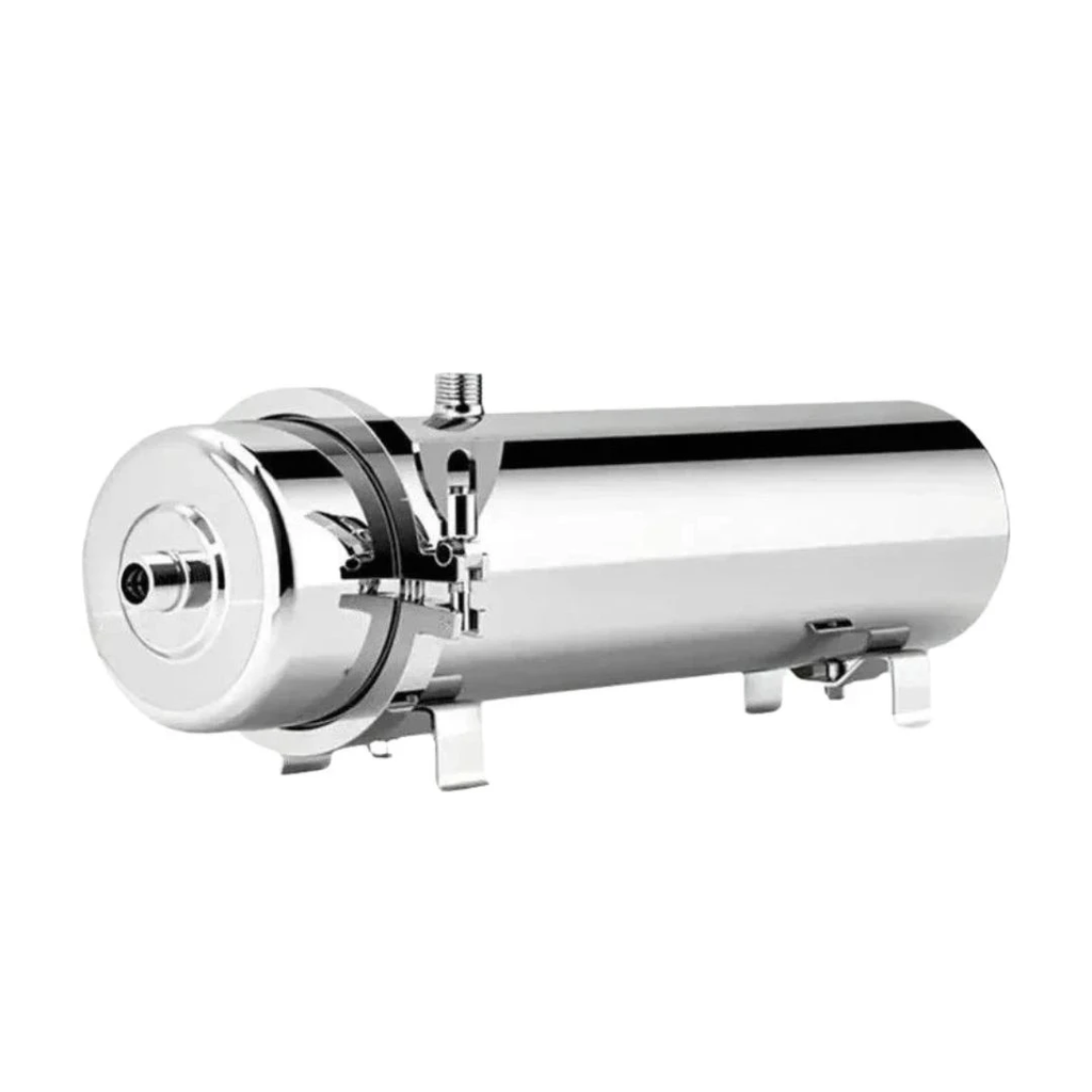 Whole House UF Water Purifier 1500L High Flow 0.01μm Stainless Steel Filter for DN20 Pipe 36.5 x 8.9cm
