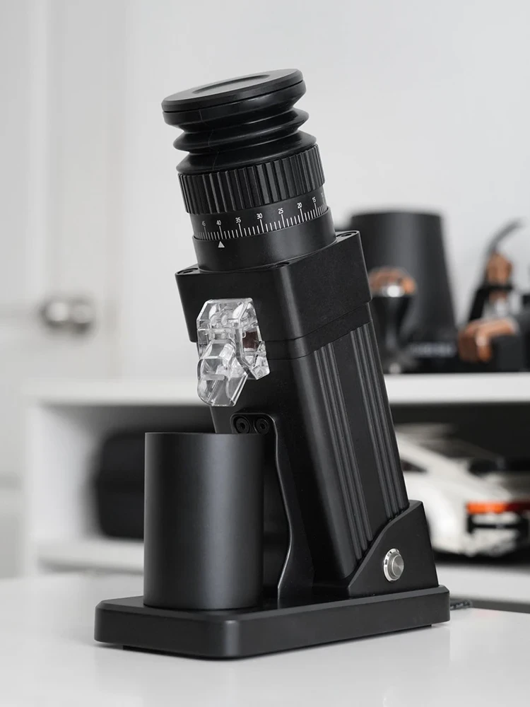 E55Pro Electric Coffee Grinder 55MM Titanium Cone Burr Stepless Adjustment Espresso Brew Coffee Bean Grinder Black AU