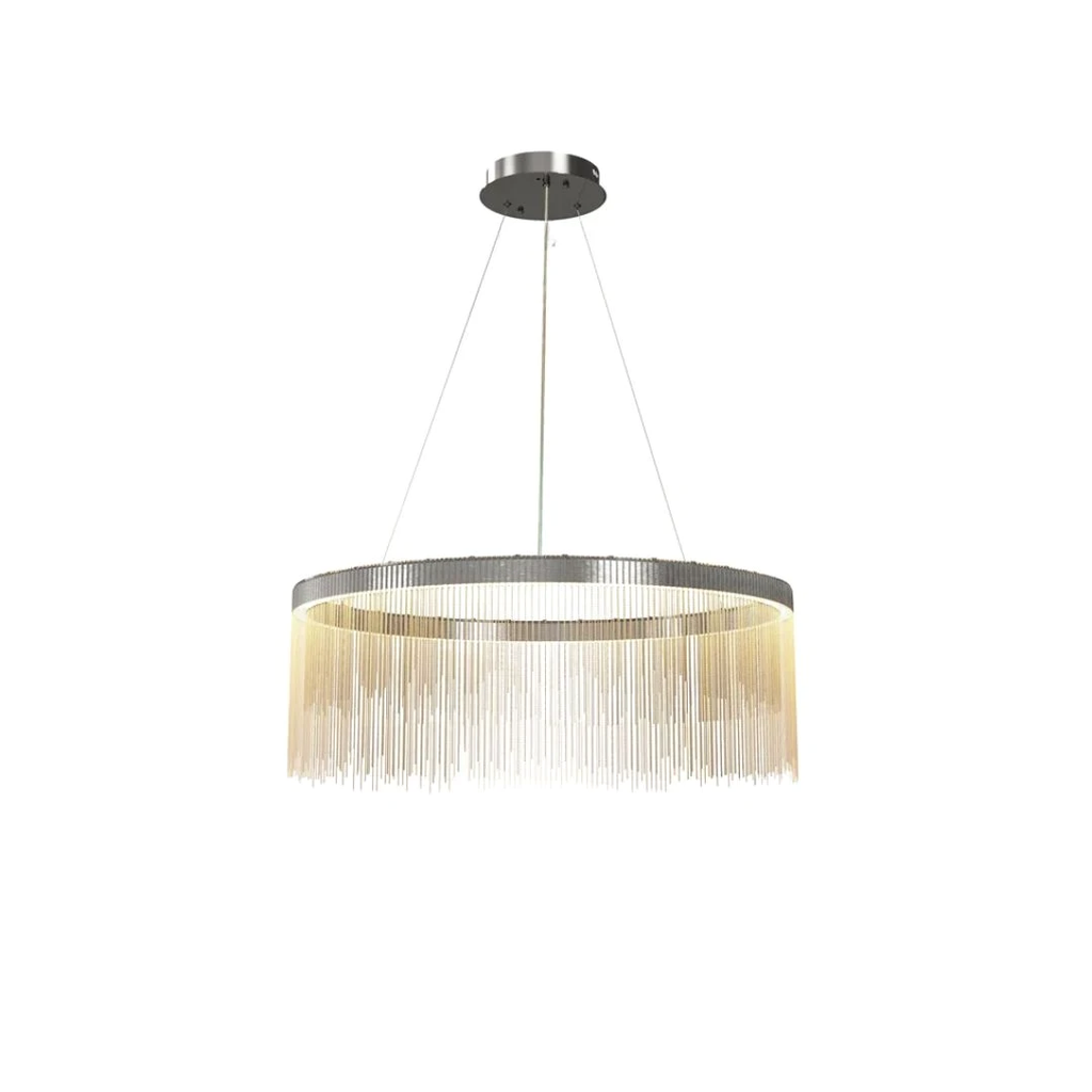 Chandelier Round Tassel Pendant Light 80x27cm