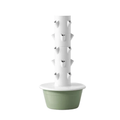 Hydroponic Tower Garden 105x53cm Vertical Soilless Growing System for Vegetables Herbs and Indoor Gardening