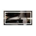 Illuminated LED Bathroom Mirror 151x78cm with Bluetooth Speaker Anti-Fog 3 Color Modes Wall Mounted Vanity Mirror