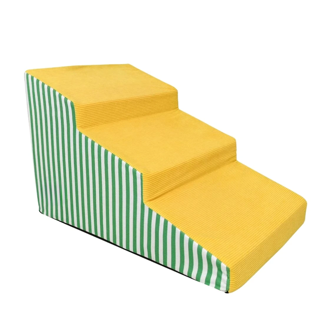 Pet Stairs High Density Foam Dog Access Ramp 3 Step 63.5x40x40cm