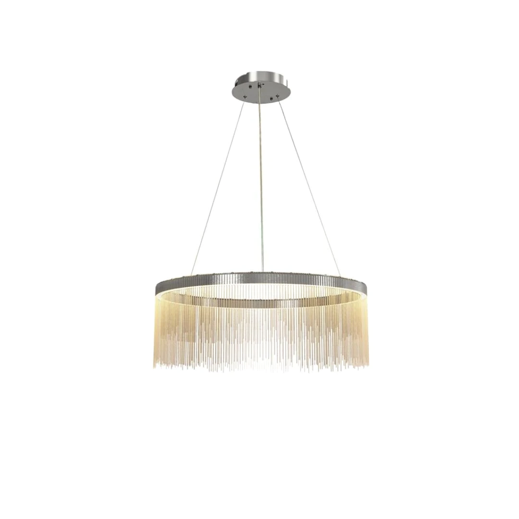 Chandelier Round Tassel Pendant Light 60x27cm 31-40W