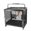 Bird Cage Large Metal Birdcage 58x46x56cm Indoor Pet Cage with Tray & Perches