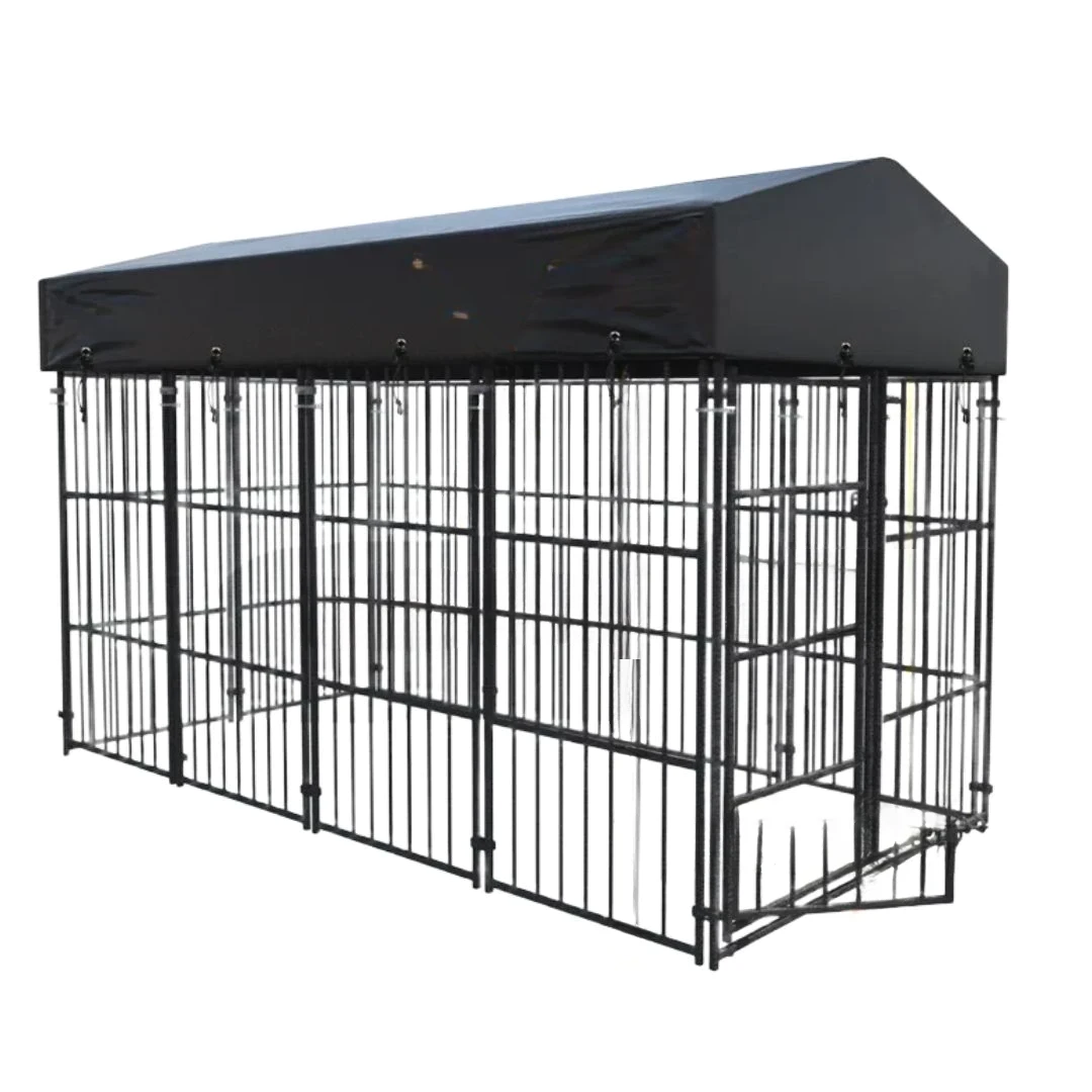 Heavy Duty Dog Kennel Welded Metal Playpen 64 9 Large Animal Cage for Outdoor And Indoor Use Pet 249x120x165cm