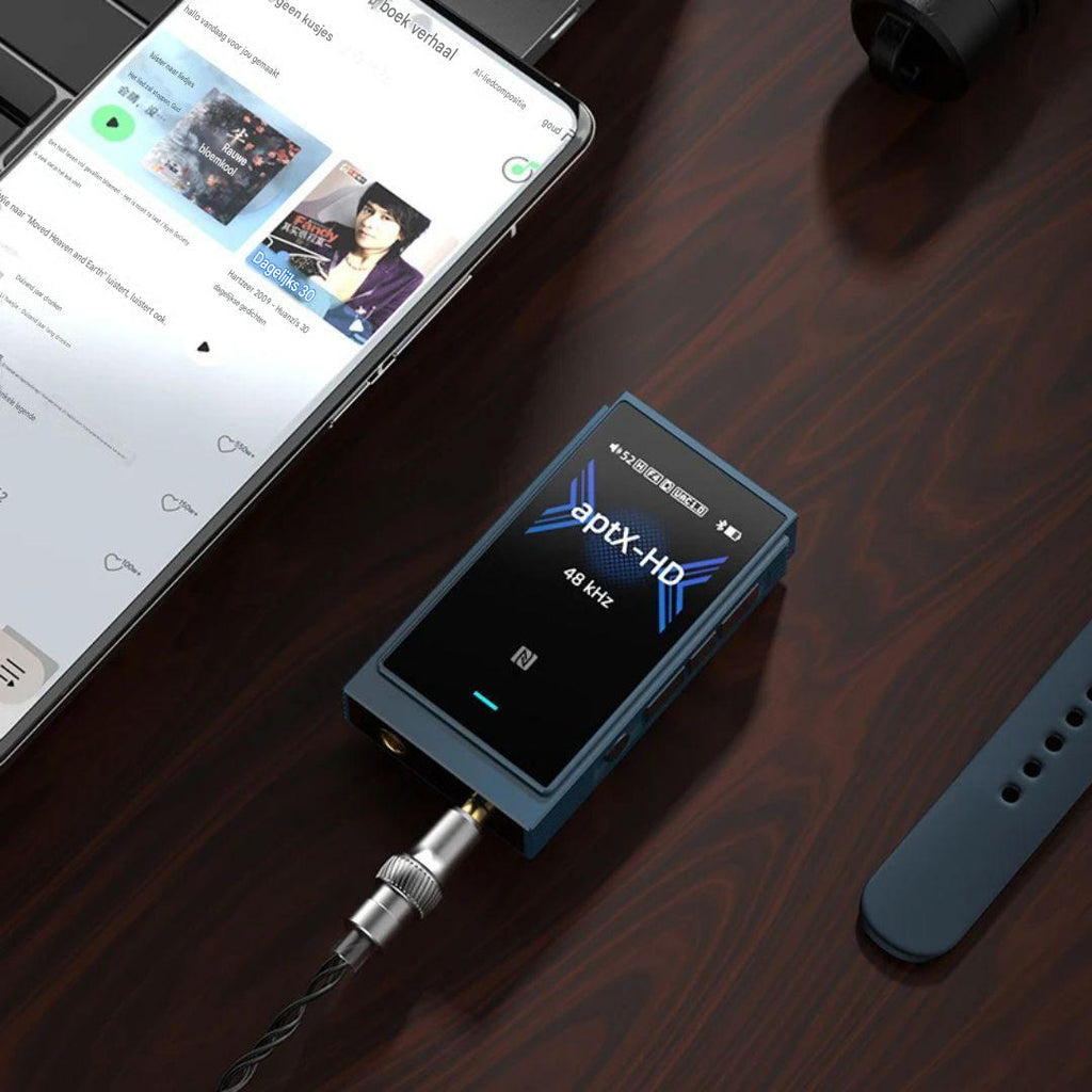 Portable USB DAC Headphone Amplifier Bluetooth 5.2 Hi-Res Dual ES9069Q for Phone Car 7x3.9x1.4cm