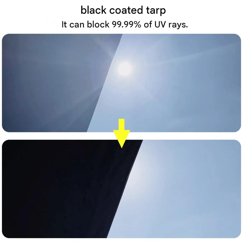 5.1 × 5.1m Large Octagon Camping Tarp Waterproof Coated Outdoor Awning Sunshade Shelter Green Tarp Only