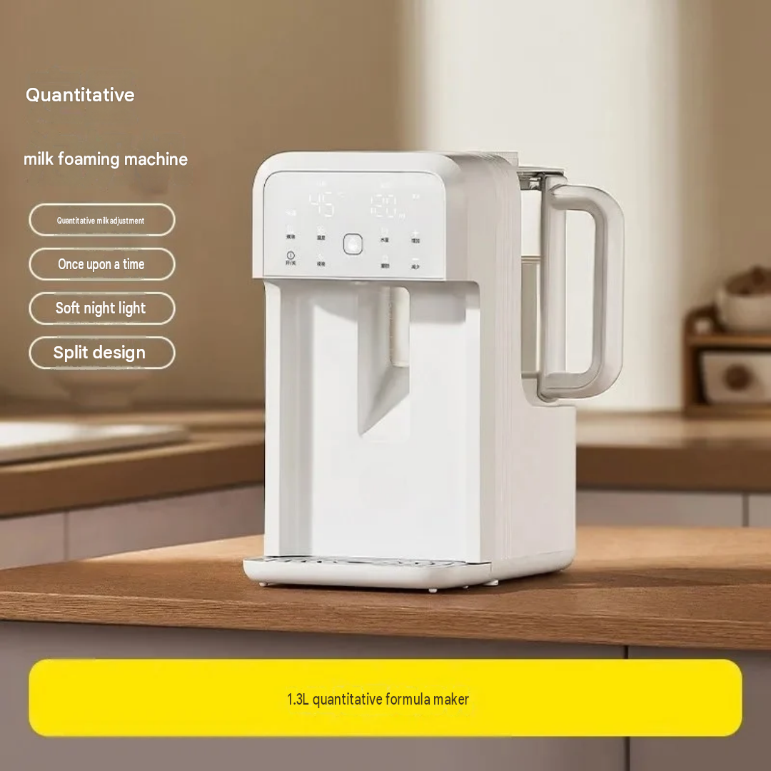 Full Glass Electric Kettle Constant Temperature Water Dispenser Milk Preparation Machine Quantitative Baby Milk Mixer Cream 31.1×19.6×30.7cm