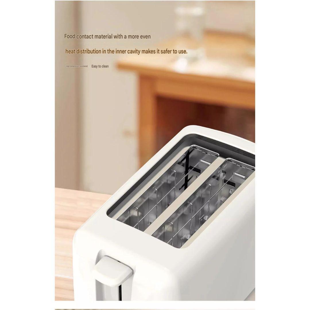 Bread Toaster 220V Portable Sandwich Maker Compact Breakfast Machine White AU Plug 13x3cm