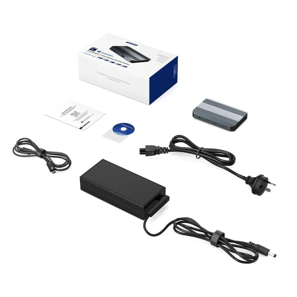 Thunderbolt 4 Hub 5 in 1 with 90W PD Charging Single 8K Dual 4K Display for MacBook Pro Air Thunderbolt 3 and 4