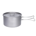 Titanium Camping Pot 1.8L Lightweight Backpacking Cooking Pot with Lid for Hiking Trekking Picnic Ti2107C