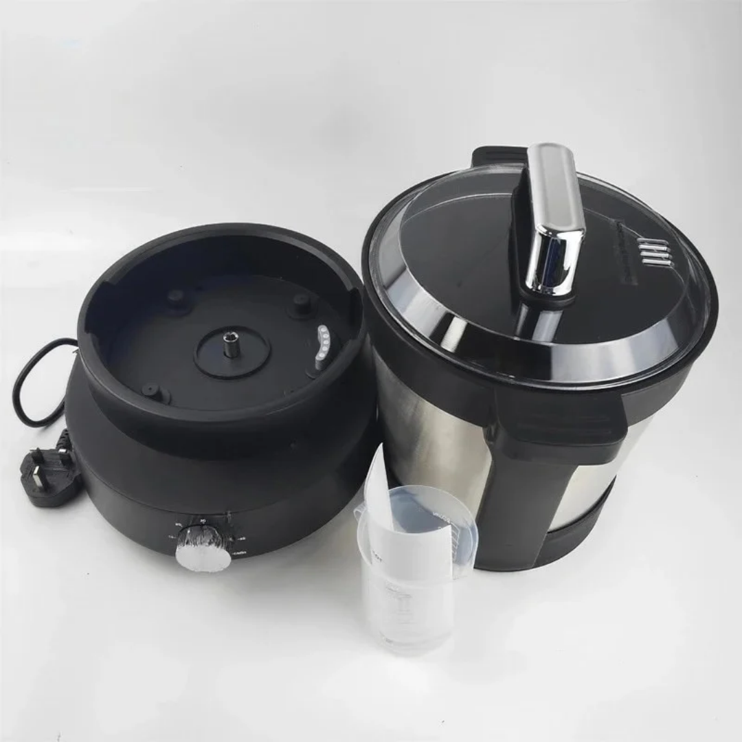 Electric Heating Blender 6L Commercial Food Processor Cassava African Curry FUFU Machine Large Capacity Mixer Black