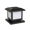 Solar LED Outdoor Landscape Pillar Lamp Waterproof Garden Light Classical Style Remote Control Solar Lamp 20×20×18cm