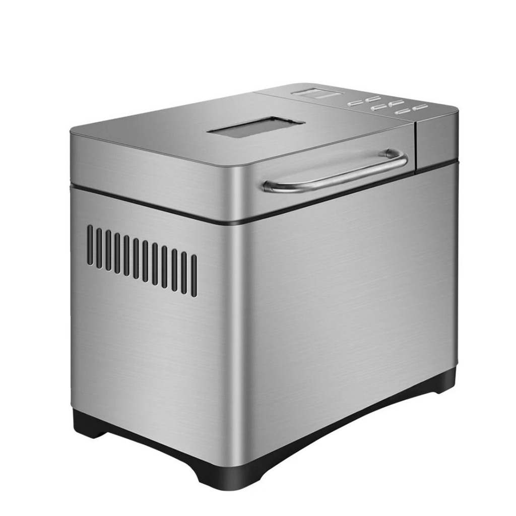 Stainless Steel 1KG 19-in-1 Automatic Bread Maker 650W Programmable Bread Machine Fruit Nut Dispenser AU 34×21×31cm