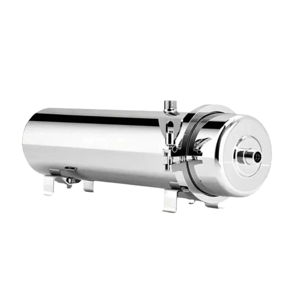 Whole House UF Water Purifier 1500L High Flow 0.01μm Stainless Steel Filter with Washable PVDF Membrane 36.5cm 32mm
