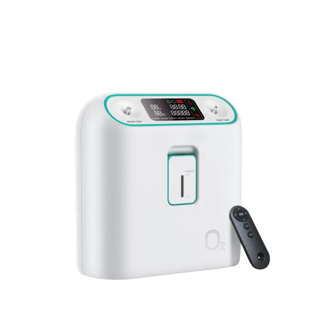 1-8L Adjustable Oxygen Concentrator 96% High Concentration 2-in-1 Home Care Oxygen Generator Nebulizer Machine AU Plug