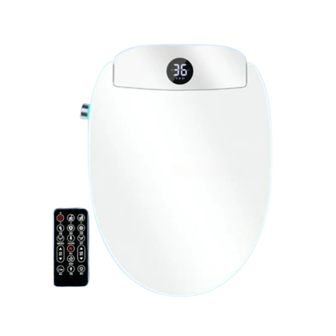 Smart Bidet Toilet Seat Instant Heating Remote Control Auto Opening Lid Heated Seat Wash Warm Air Dryer Toilet Cover AU
