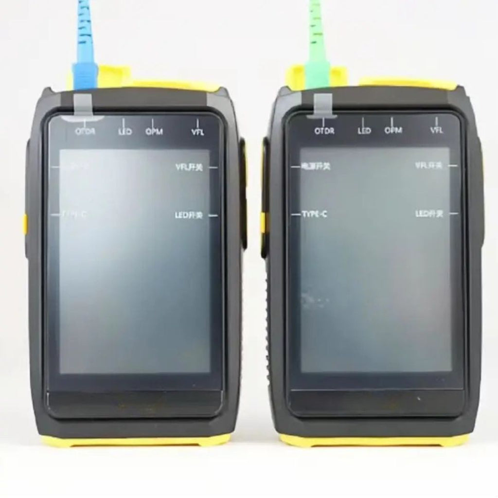 Mini OTDR Active Fiber Live Test 1550nm 20dB 80KM Fiber Reflectometer Touch Screen OPM VFL OLS Tester 11.7x7x3.3cm