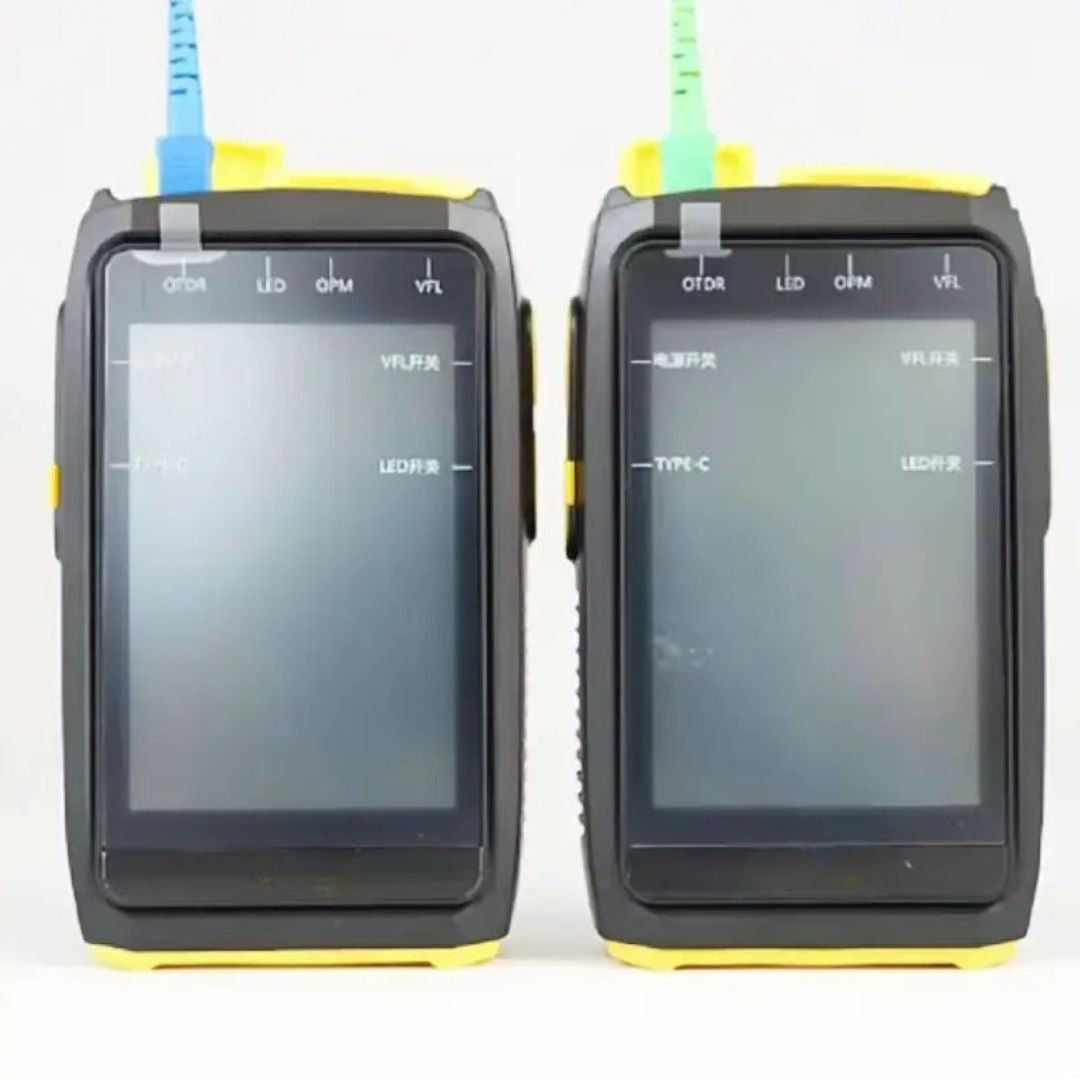 Mini OTDR Active Fiber Live Test 1550nm 20dB 80KM Fiber Reflectometer Touch Screen OPM VFL OLS Tester 11.7x7x3.3cm