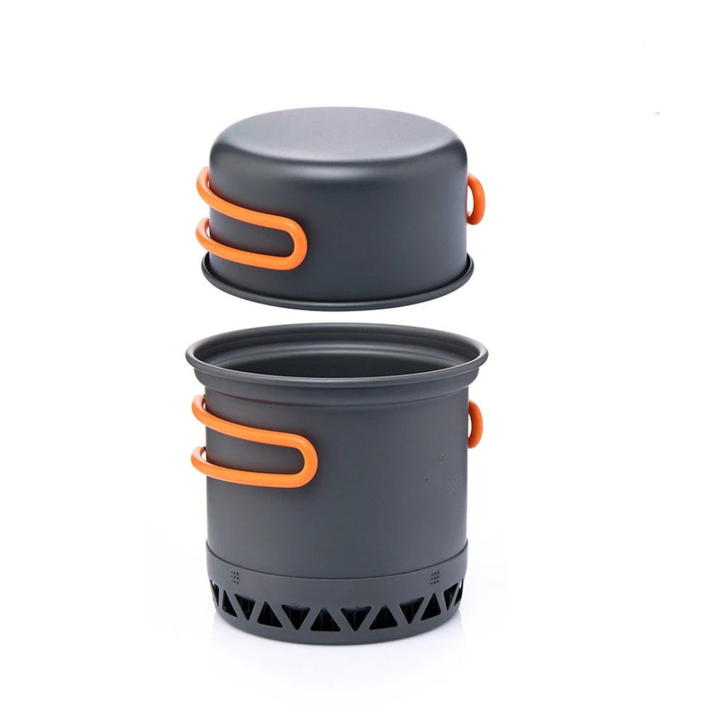 WSC-108 Outdoor Camping Cookware Pot Set 1.3L 2.3L Cooking Kettle Travel Tableware Kitchen Equipment