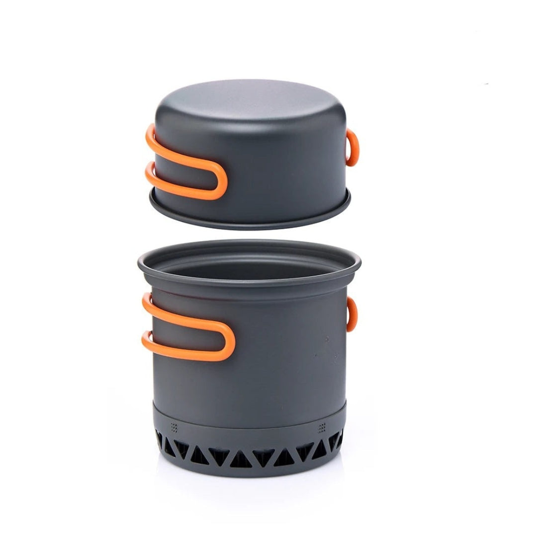 WSC-108 Outdoor Camping Cookware Pot Set 1.3L 2.3L Cooking Kettle Travel Tableware Kitchen Equipment