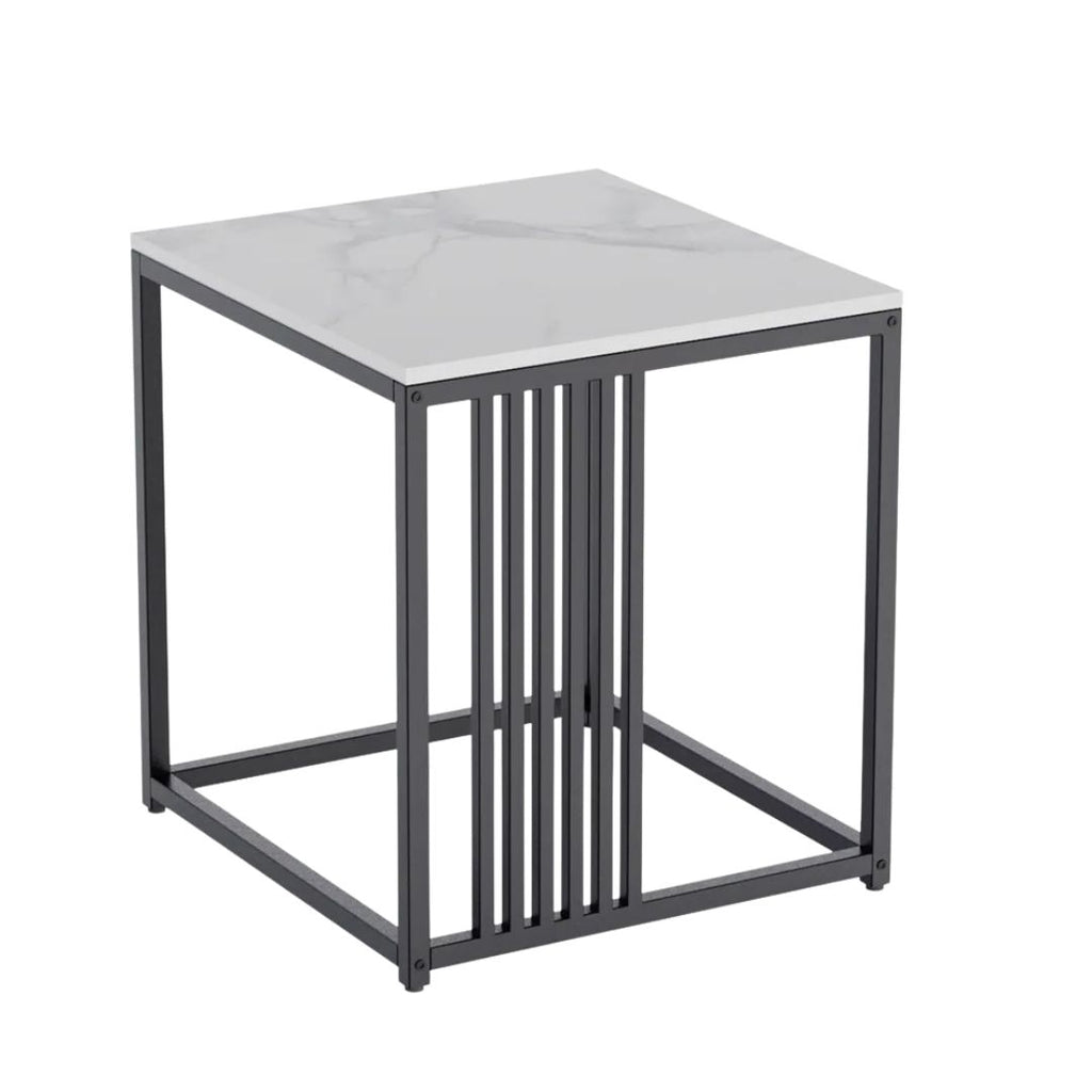 Console Table with Storage Shelf Entryway Sofa Table Narrow Hall Table Modern Living Room Furniture Design White 40x40x45cm