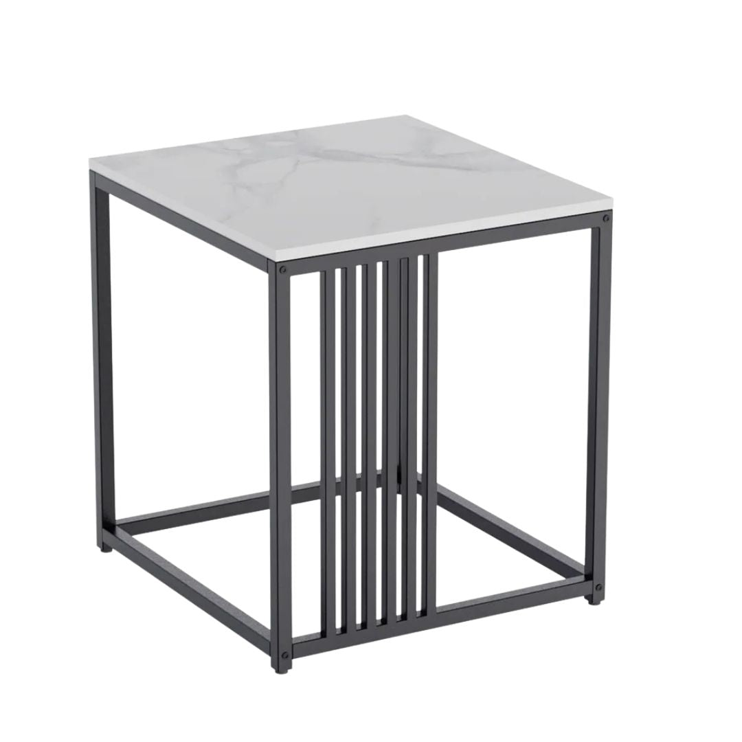 Console Table with Storage Shelf Entryway Sofa Table Narrow Hall Table Modern Living Room Furniture Design White 40x40x45cm