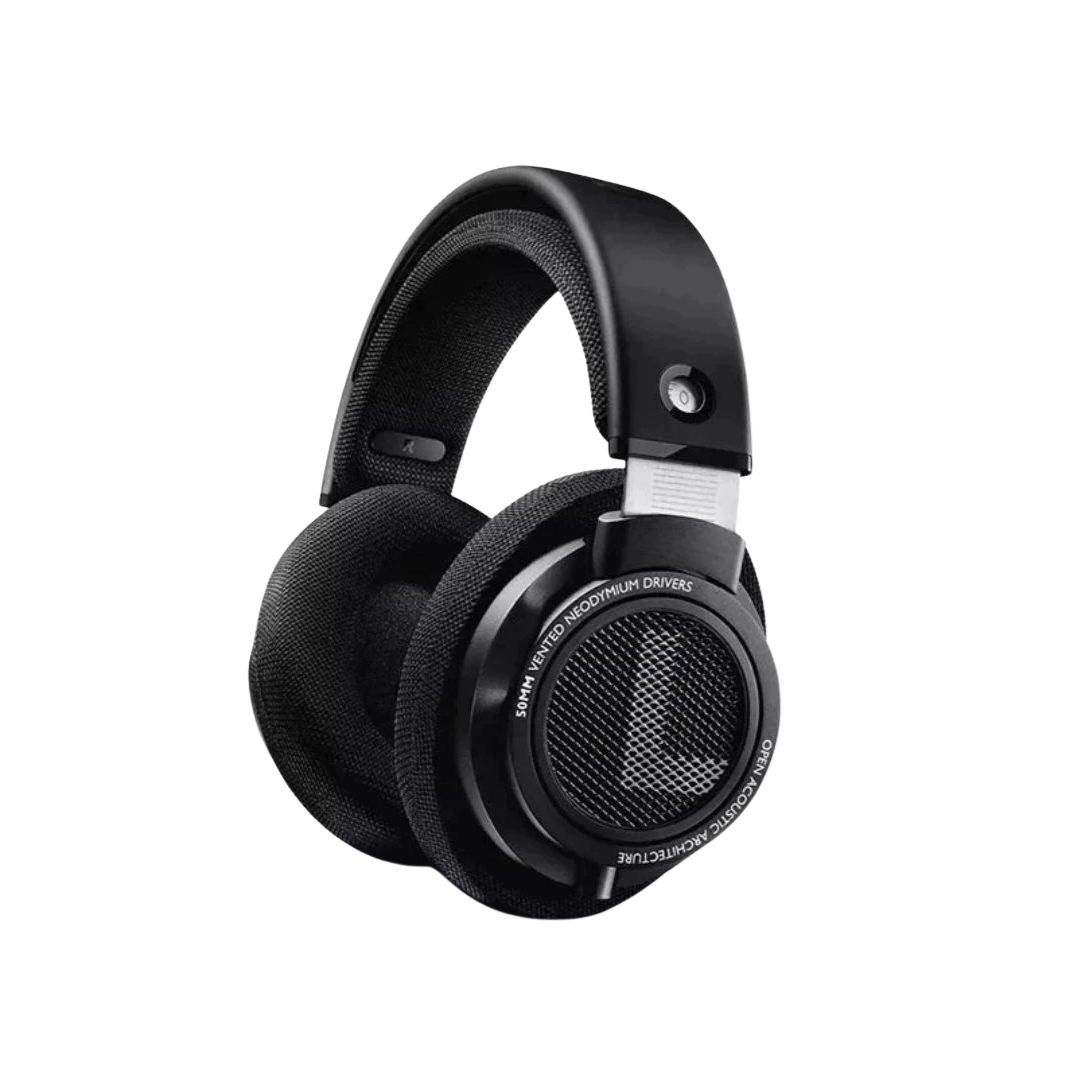 Wired HiFi Over-Ear Headphones with 50mm Drivers Open-Back 3.5mm & 6.3mm Audio for PC Laptop Gaming Music
