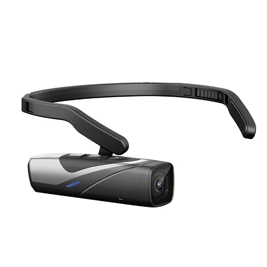 Wearable Action Camera 4K 60FPS Head Mounted Vlog Camera with Image Stabilization EP8 Standard Black