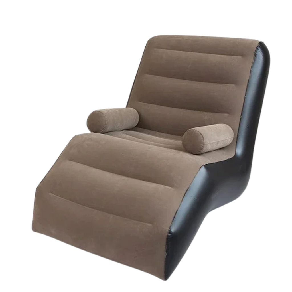 Inflatable Folding Lazy Sofa Lounge Chair Coffee 140 x 85 x 80 cm
