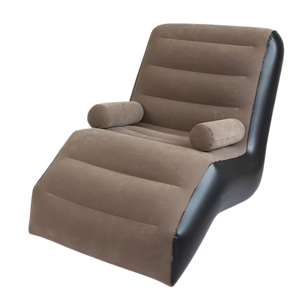 Inflatable Folding Lazy Sofa Lounge Chair Coffee 140 x 85 x 80 cm