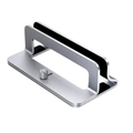 Vertical Laptop Stand Aluminum Holder for MacBook Pro Air Notebook Tablet Phone Support Single Slot Portable Desktop Stand