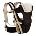 Ergonomic Baby Sling Carrier Adjustable Infant Backpack Carrier Newborn Toddler Front Carry Baby Holder Travel Beige