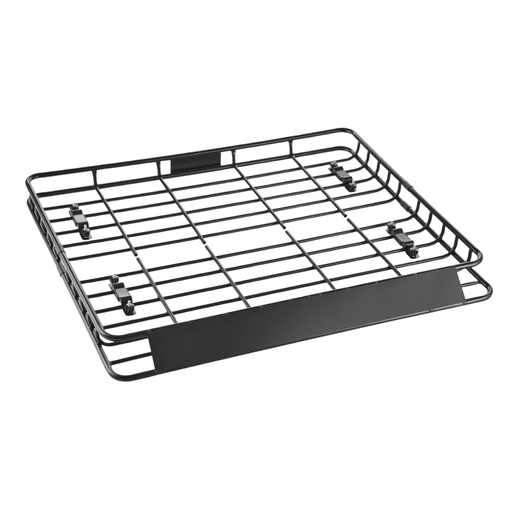 Universal Roof Rack Basket Cargo Carrier Anti Rust Alloy Steel Rooftop Luggage Holder SUV Truck Storage Rack 130×91×10.5cm