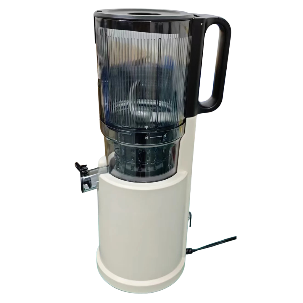 Stylish Spiral Slow Juicer Masticating Cold Press Juice Extractor Automatic Pulp Ejection Fruit Vegetable Juicer Black AU 38.4×34.4×19.8cm