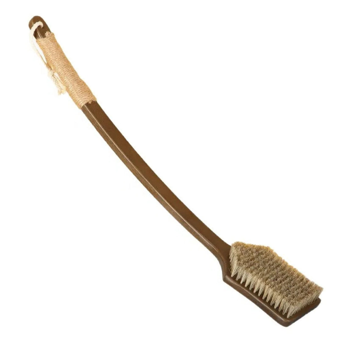 45cm Back Scrubber Shower Body Brush Curved Long Handle Wet Dry Exfoliating Bath Tool Men Women 45 × 8cm
