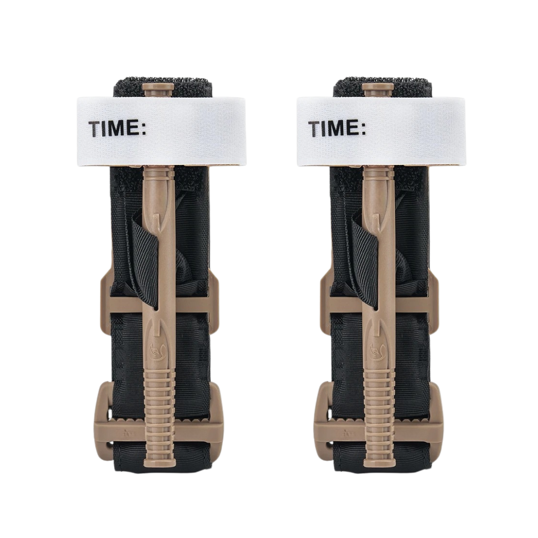 2pcs Tactical Tourniquet Single Handed Emergency Hemostatic Control First Aid Medical Tourniquet Plastic Strap 3.5×95cm