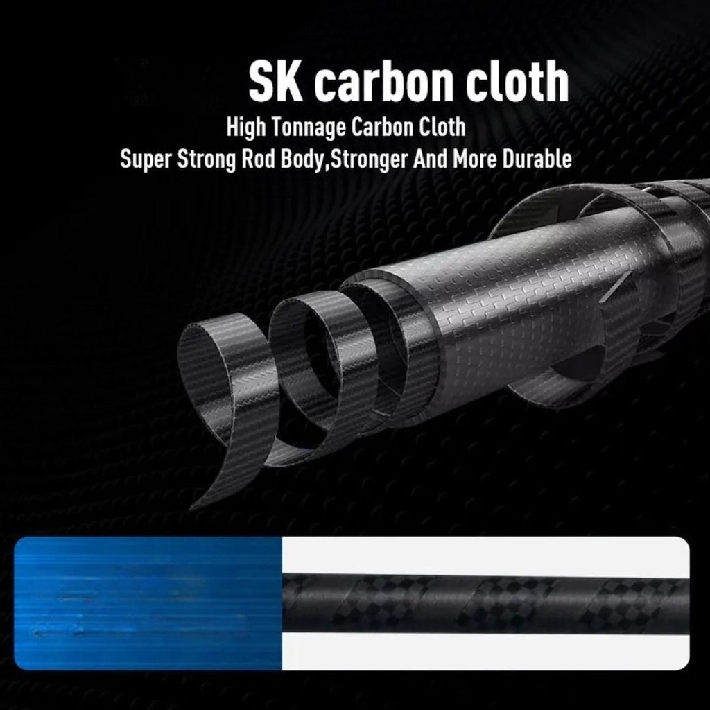 S782L Fishing Rod 2 Section Spinning Rod Inshore Breakwater Bass Rod Saltwater Light Fast Action Fishing Gear