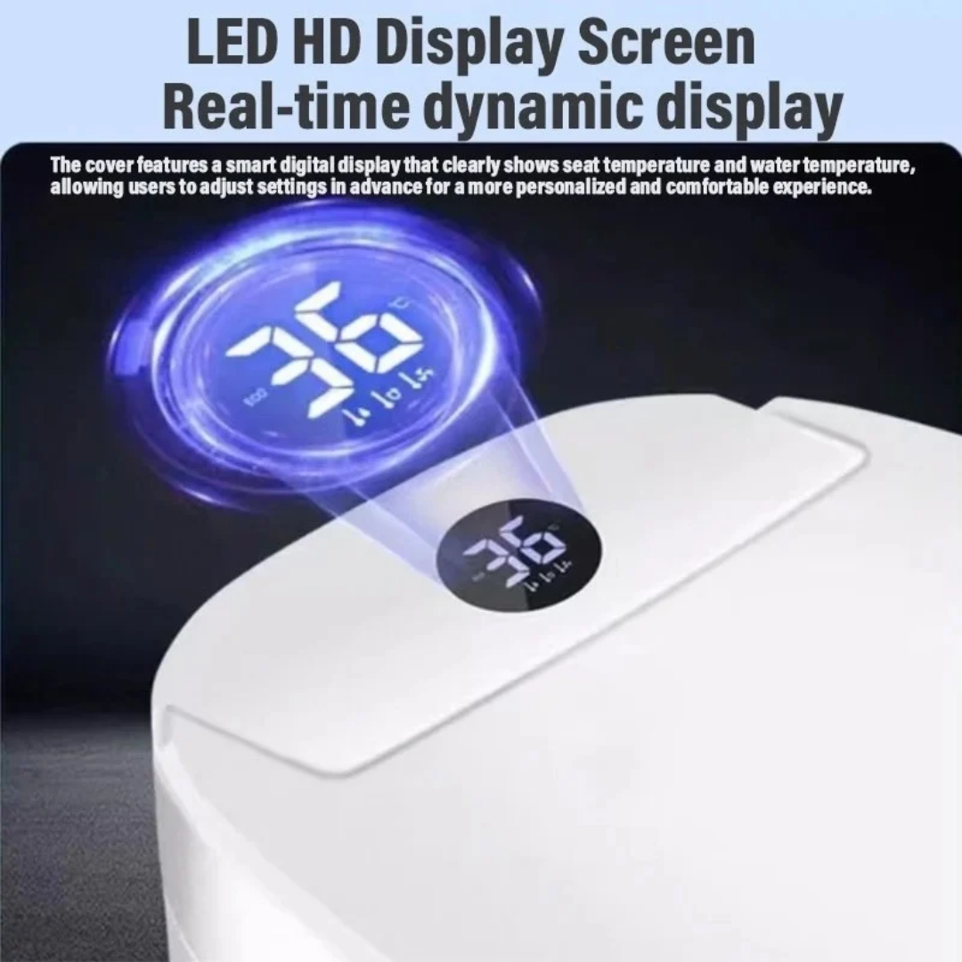 Smart Bidet Toilet Seat Instant Heating Remote Control Auto Opening Lid Heated Seat Wash Warm Air Dryer Toilet Cover AU
