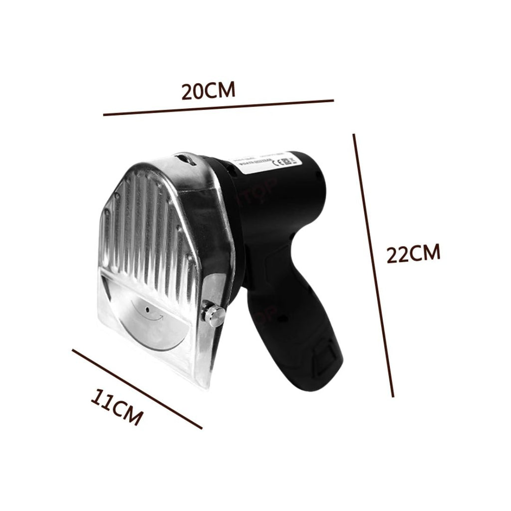 Electric Kebab Slicer Wireless Rechargeable Handheld Meat Cutter for Shawarma Gyro 220-240V 15x11x20cm