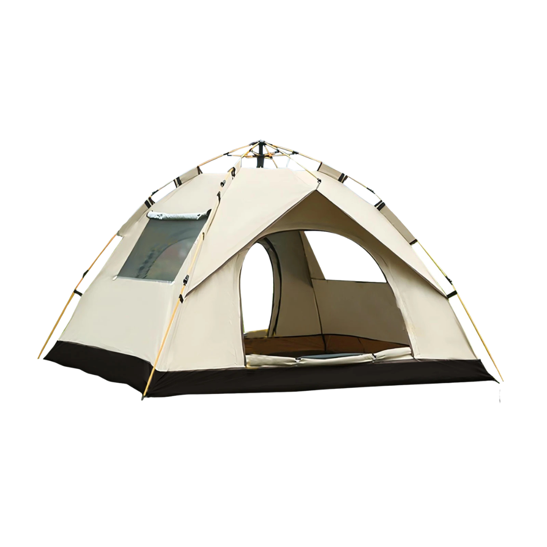Pop Up Tents For Camping 2-3 Person Camping Tents Family Camping Tents Lightweight Camping Tents Easy To Install Simple Tents Khaki 210x190x135cm