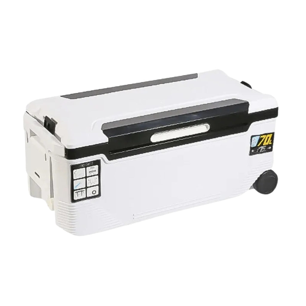 70L Fishing Cooler Box Tackle Storage Case Outdoor Fish Tank Gear Box with Air Holes Portable Sea Fishing 91 × 41 × 40.5cm