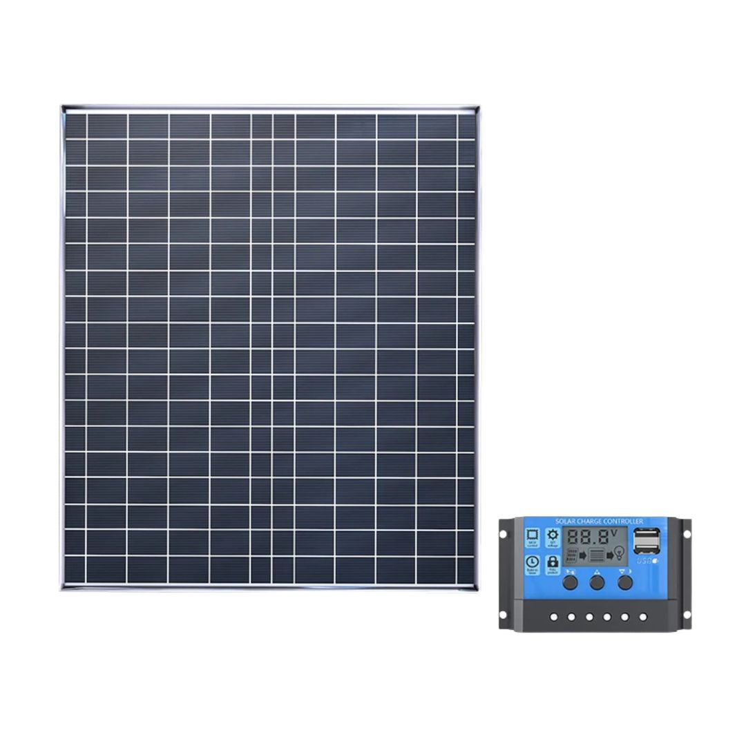 Solar Panel Kit 1000W 12V Portable Power System with 100A Charge Controller 39x32.5x1.8cm