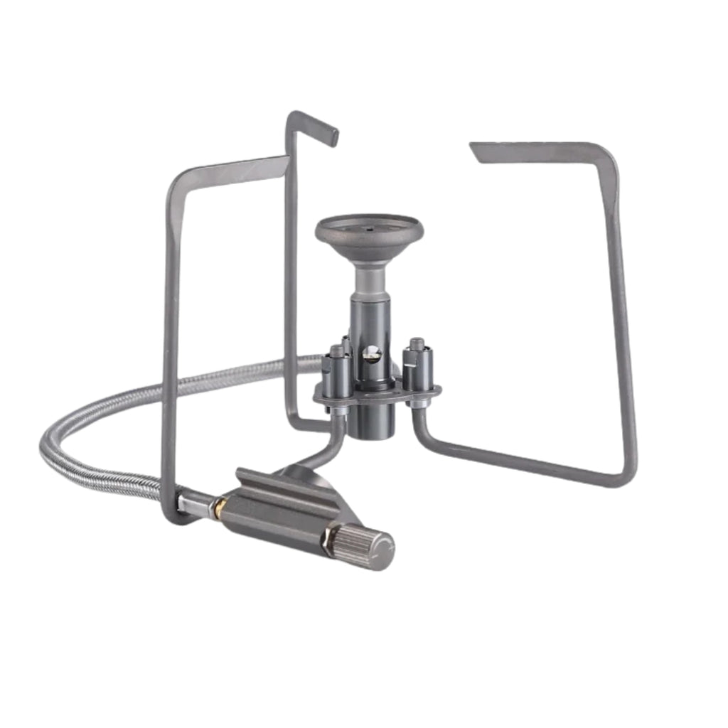 Petrel Titanium Split Camping Stove Ultralight Portable Burner with Windscreen Outdoor Hiking Cooking Stove 9.1 × 11.9cm