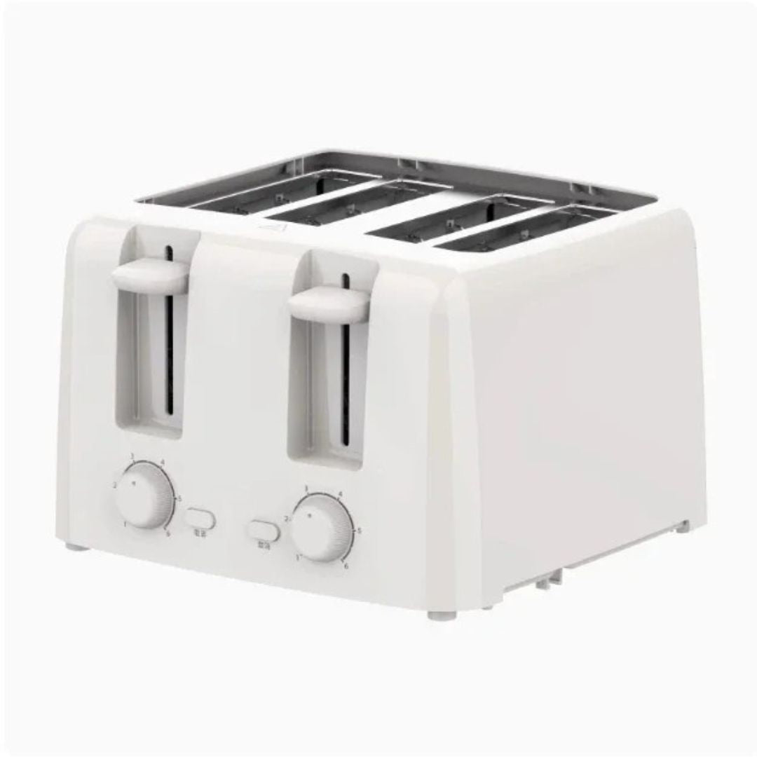 Bread Toaster 220V Portable Sandwich Maker Compact Breakfast Machine White AU Plug Non-Stick Cooking Plates