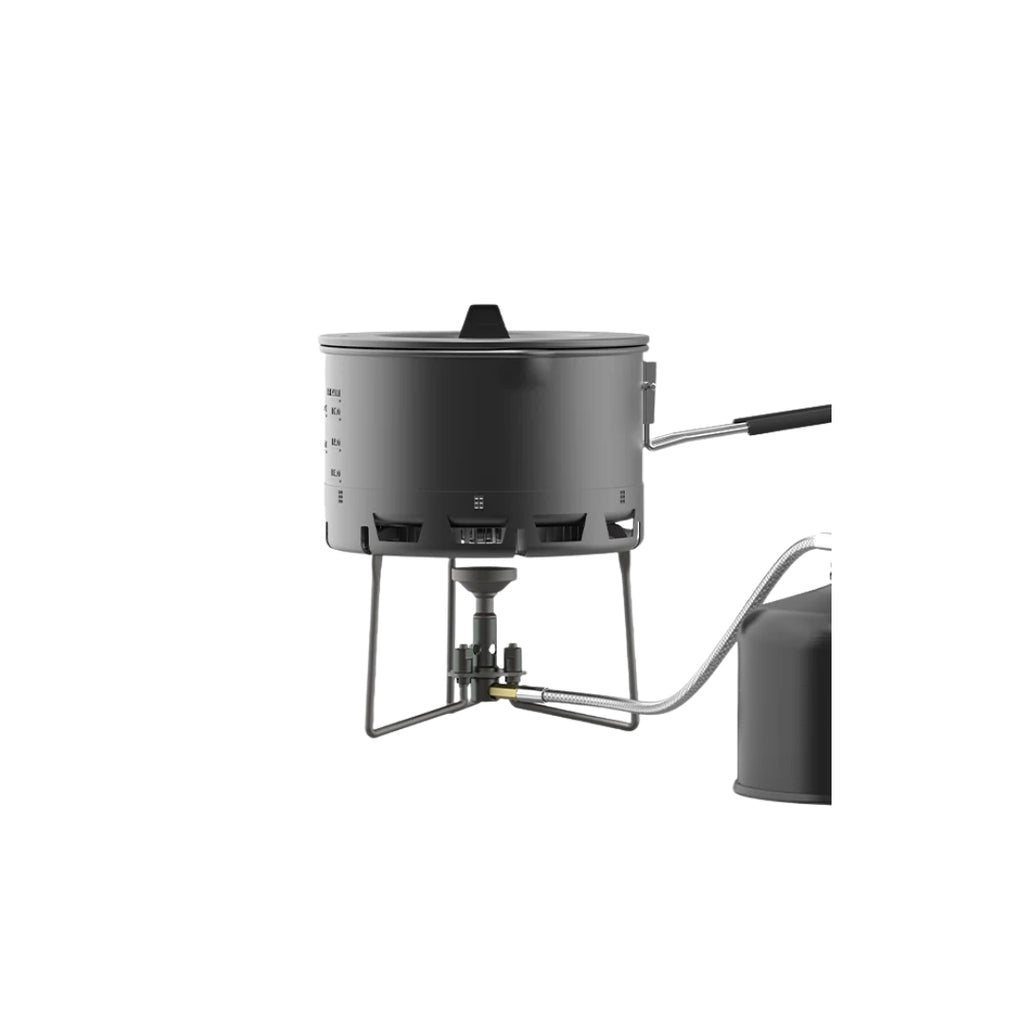 Petrel Titanium Split Camping Stove Ultralight Portable Burner with Windscreen Outdoor Hiking Cooking Ramen Set