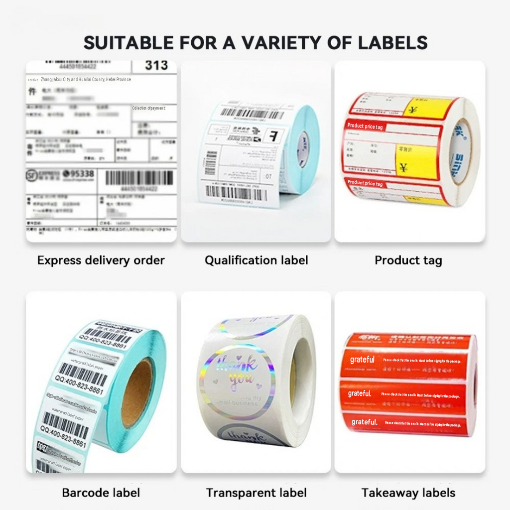 Automatic Label Peeler Electric Label Dispenser Adjustable Speed Barcode Shipping Packaging Label Remover Machine 22.1×17.9×17cm