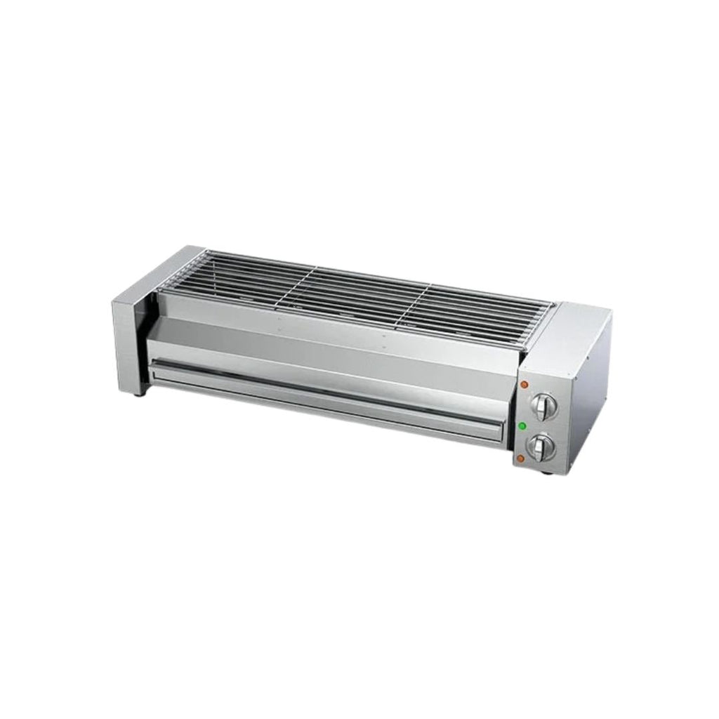 Electric Smokeless BBQ Grill Cast Iron Indoor Commercial Grill for Skewers and Seafood