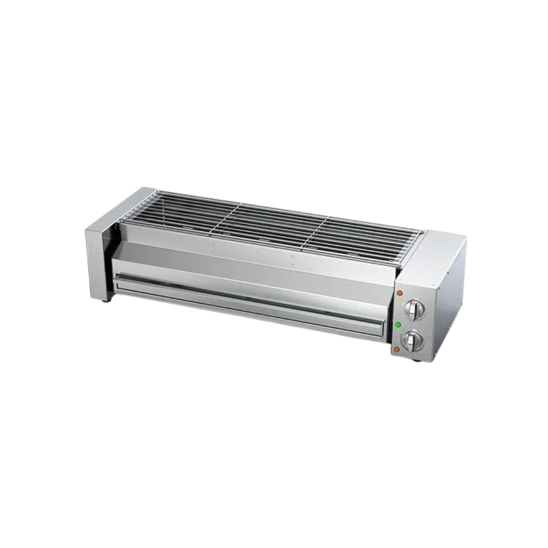 Electric Smokeless BBQ Grill Cast Iron Indoor Commercial Grill for Skewers and Seafood